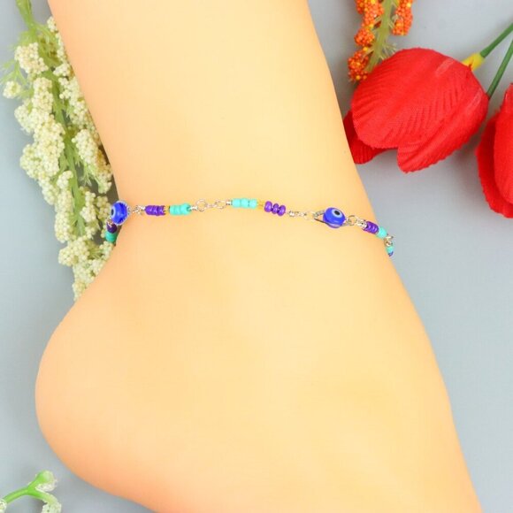 "Handmade Anklet – A Stylish Choice for Women, Thoughtful Gift Idea, EVCH1874 - Picture 8 of 10